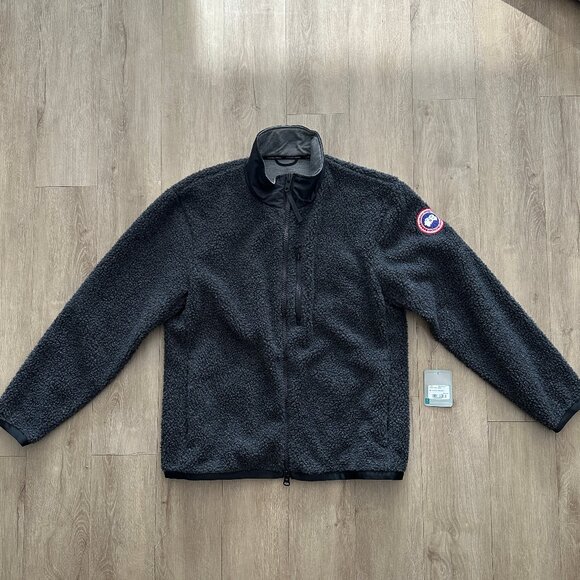 NEW Canada Goose Men's Kelowna Fleece Jacket - Iron Grey - Size Large - RARE - Picture 1 of 10